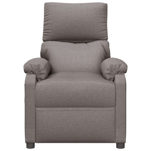 Massagesessel Elektrisch Taupe Stoff