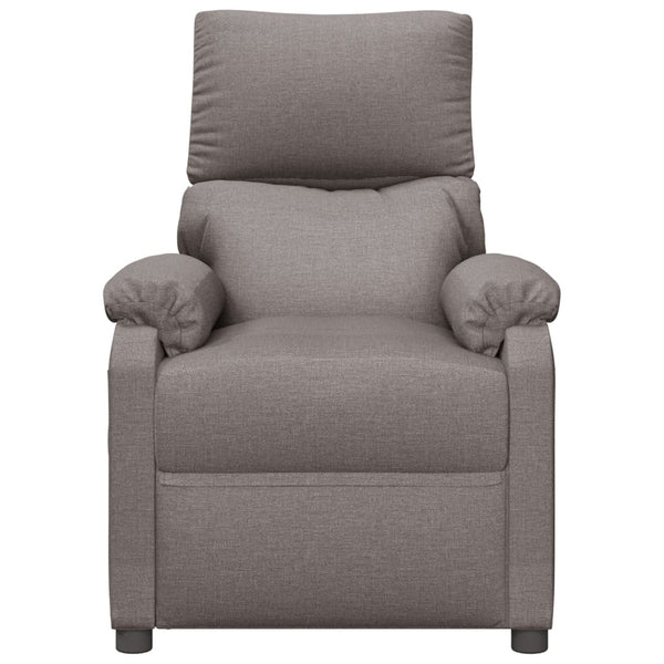 Massagesessel Elektrisch Taupe Stoff