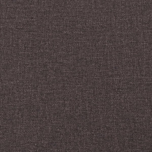 vidaXL Electric Recliner Dark Brown Fabric