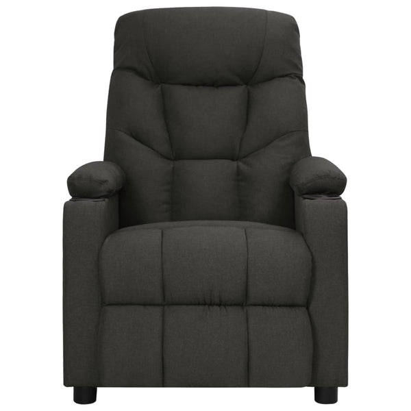 vidaXL Electric Massage Chair Black Fabric