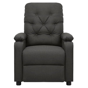 vidaXL Electric Massage Chair Dark Grey Fabric