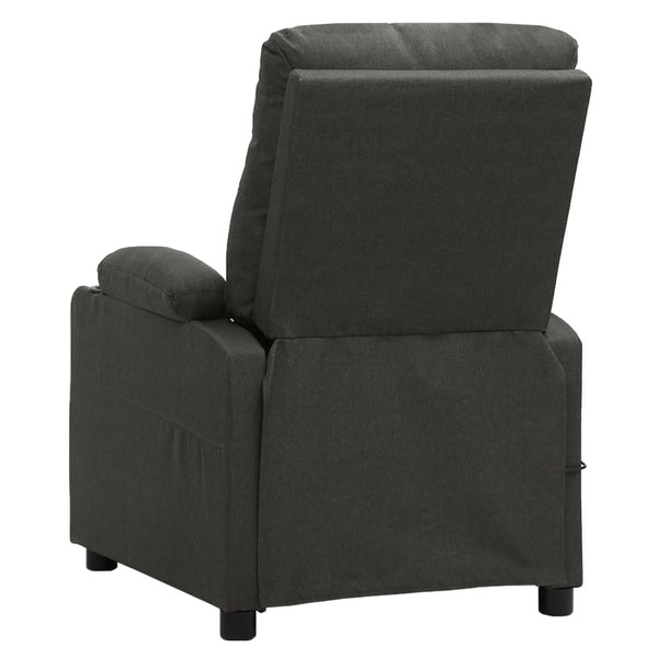 vidaXL Electric Massage Chair Dark Grey Fabric