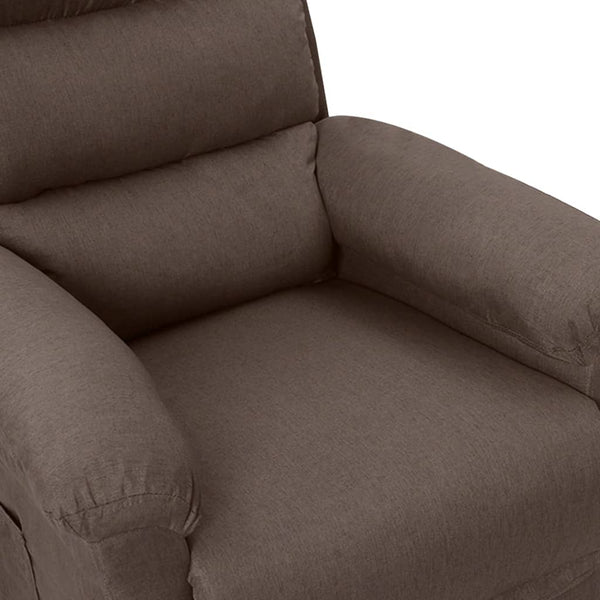 vidaXL Electric Recliner Taupe Fabric