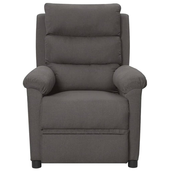 vidaXL Electric Massage Chair Dark Grey Fabric