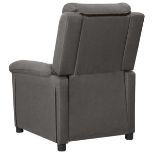 vidaXL Electric Massage Chair Dark Grey Fabric