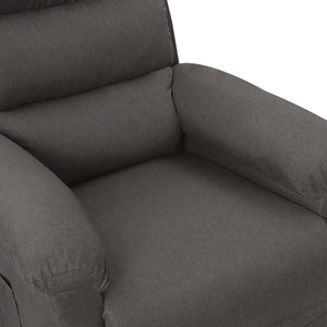 vidaXL Electric Massage Chair Dark Grey Fabric