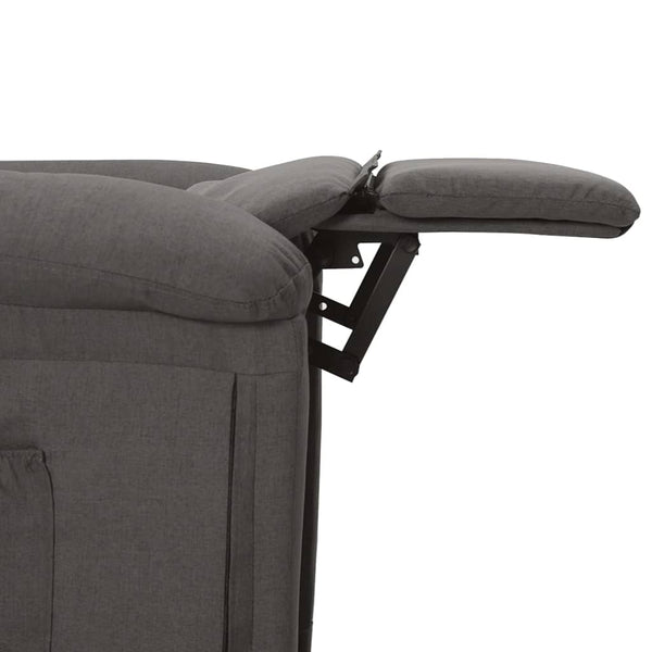 vidaXL Electric Massage Chair Dark Grey Fabric