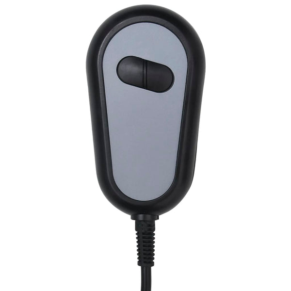 vidaXL Electric Massage Chair Black Fabric