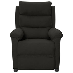vidaXL Electric Massage Chair Black Fabric