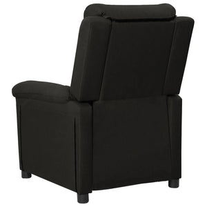 vidaXL Electric Massage Chair Black Fabric