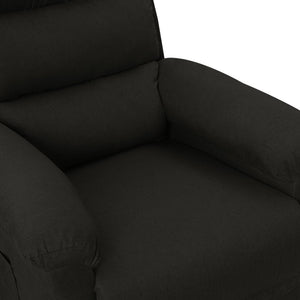 vidaXL Electric Massage Chair Black Fabric