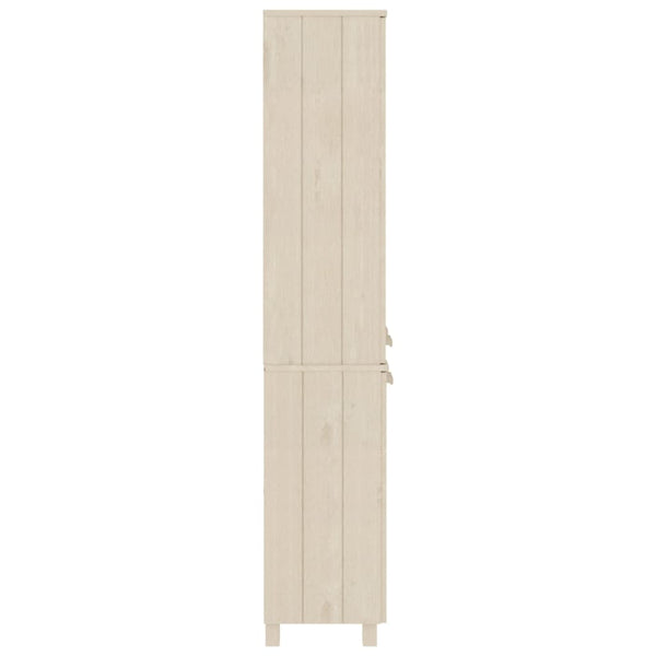 vidaXL Highboard HAMAR Solid Pine Honey Brown