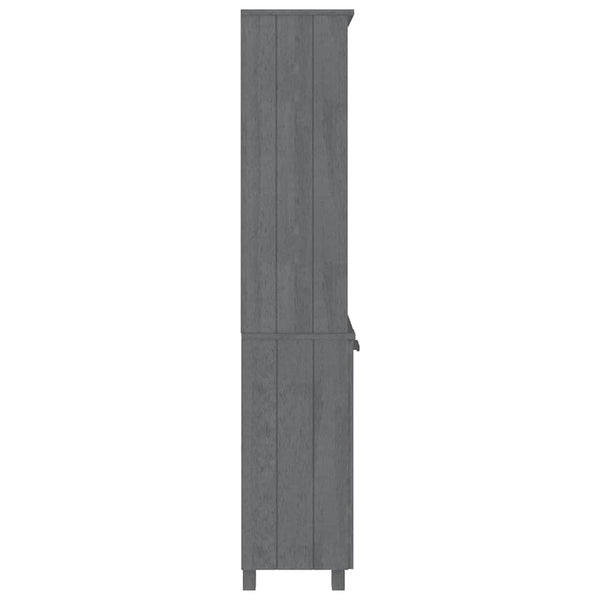 vidaXL Highboard HAMAR Solid Pine Dark Grey