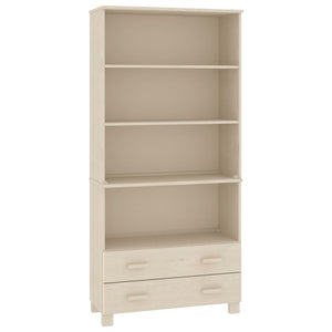 vidaXL Highboard HAMAR Solid Pine Honey Brown