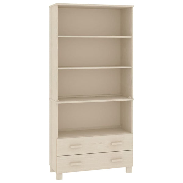 vidaXL Highboard HAMAR Solid Pine Honey Brown
