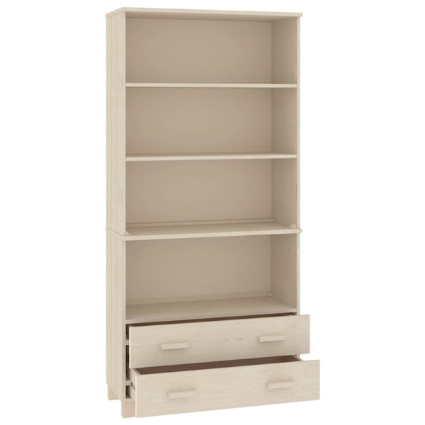 vidaXL Highboard HAMAR Solid Pine Honey Brown