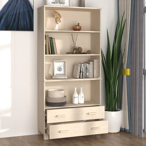 vidaXL Highboard HAMAR Solid Pine Honey Brown