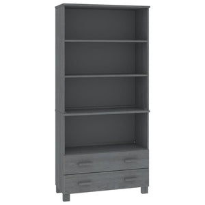 vidaXL Highboard HAMAR Solid Pine Dark Grey