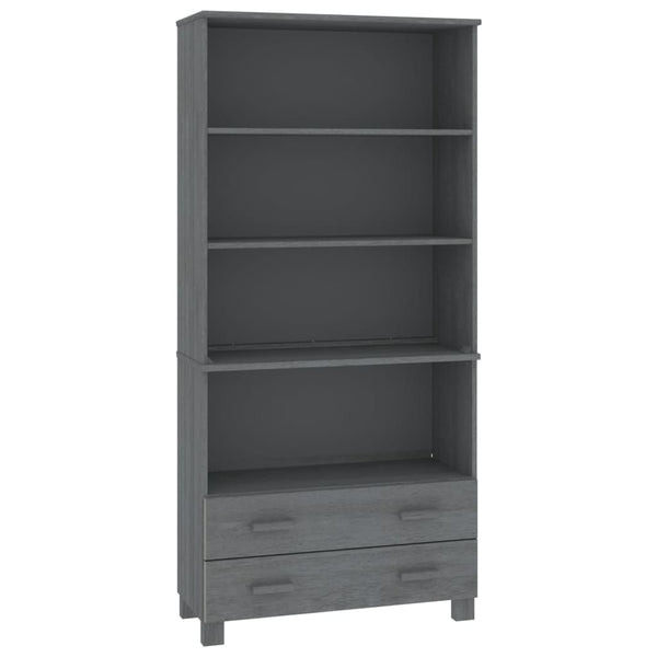 vidaXL Highboard HAMAR Solid Pine Dark Grey