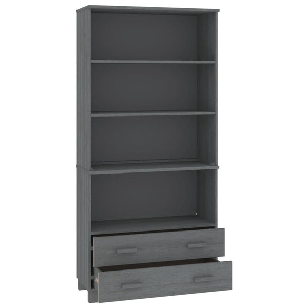 vidaXL Highboard HAMAR Solid Pine Dark Grey