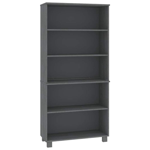 vidaXL Highboard HAMAR Solid Pine Dark Grey