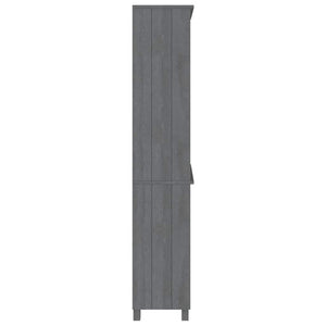 vidaXL Highboard HAMAR Solid Pine Dark Grey