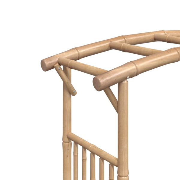 Bambus Rosenbogen für Garten 118x40x187 cm