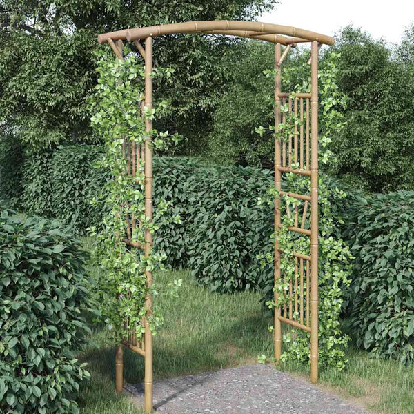 Bambus Rosenbogen für Garten 118x40x187 cm