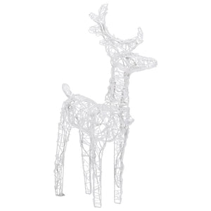 vidaXL Reindeer Sleigh Christmas Decoration 320 LEDs Acrylic