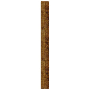 Schuhschrank Räuchereiche 59x17x169 cm