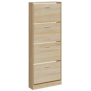 Schuhschrank Eiche 59x17x150 cm