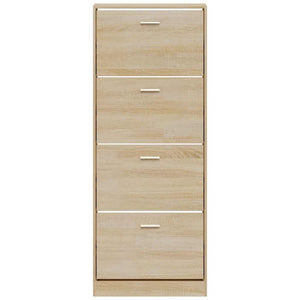 Schuhschrank Eiche 59x17x150 cm