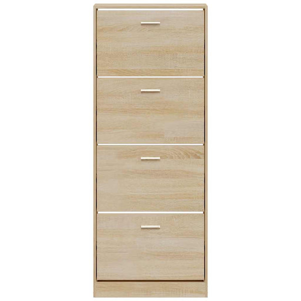 Schuhschrank Eiche 59x17x150 cm