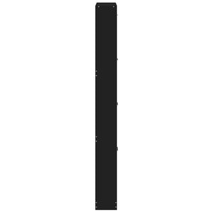 Schuhschrank Schwarz 59x17x150 cm