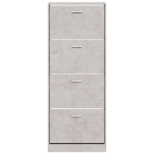 Betongrauer Schuhschrank 59x150 cm