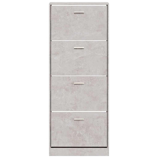 Betongrauer Schuhschrank 59x150 cm