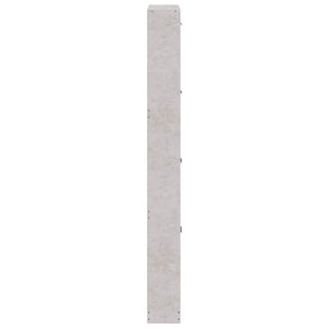 Betongrauer Schuhschrank 59x150 cm