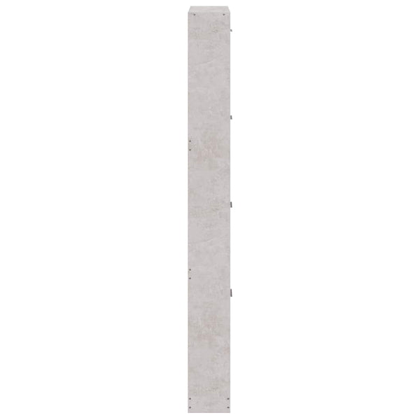 Betongrauer Schuhschrank 59x150 cm