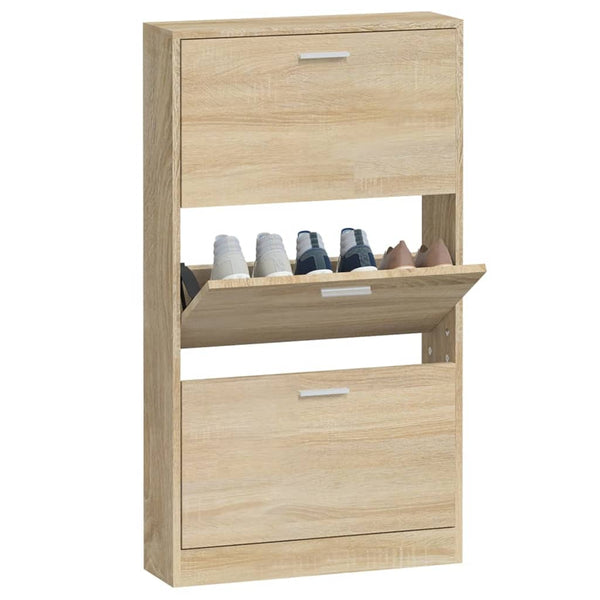 Schuhschrank Eiche 59x17x108cm