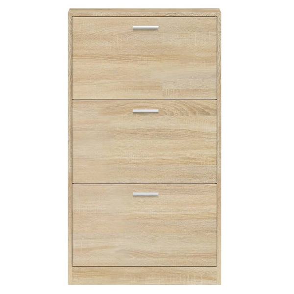 Schuhschrank Eiche 59x17x108cm
