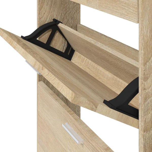 Schuhschrank Eiche 59x17x108cm