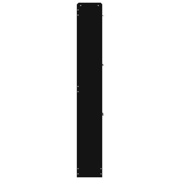 Schuhschrank Schwarz 59x17x108 cm