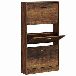 Schuhschrank Räuchereiche 59x108 cm