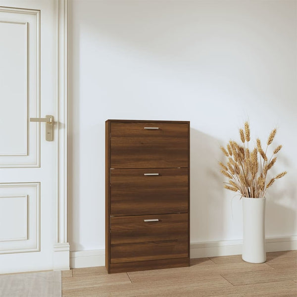 Schuhschrank Braun Eiche 59x108cm