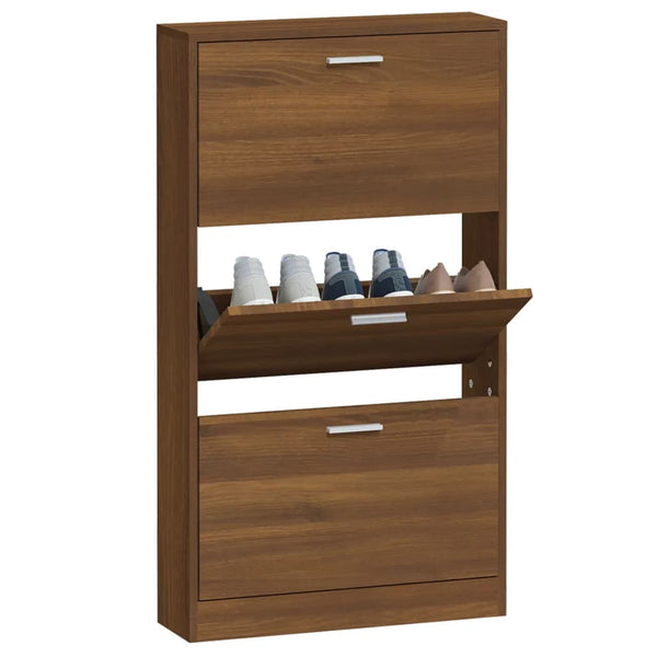 Schuhschrank Braun Eiche 59x108cm