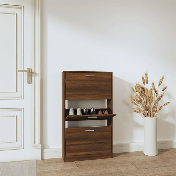 Schuhschrank Braun Eiche 59x108cm