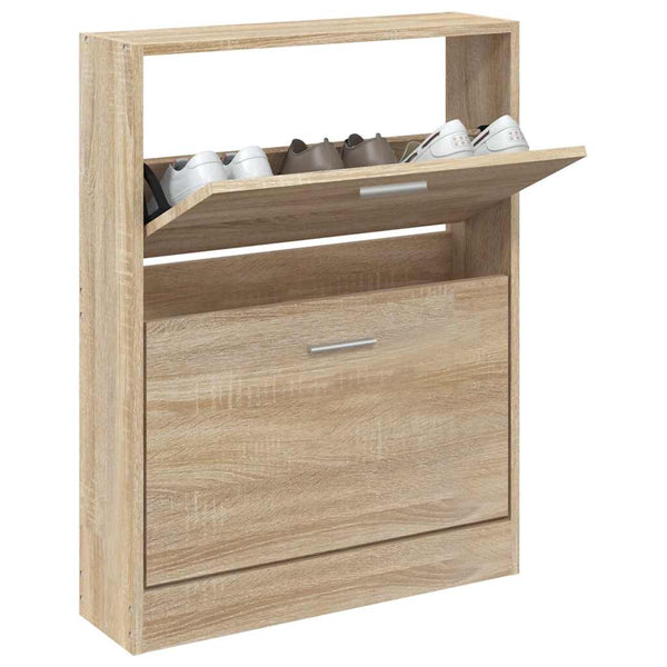 Schuhschrank Eiche 59x17x81cm