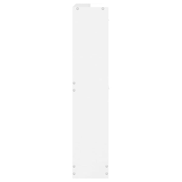 Hochglanz Schuhschrank Weiß 59x81 cm