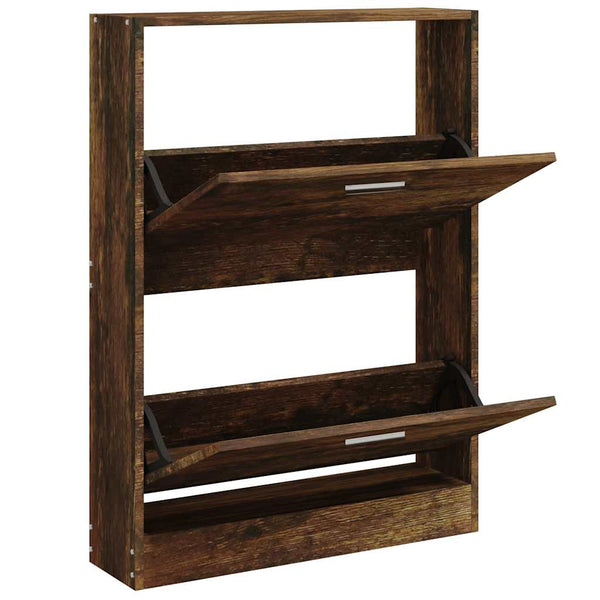 Schuhschrank Räuchereiche 59x81 cm