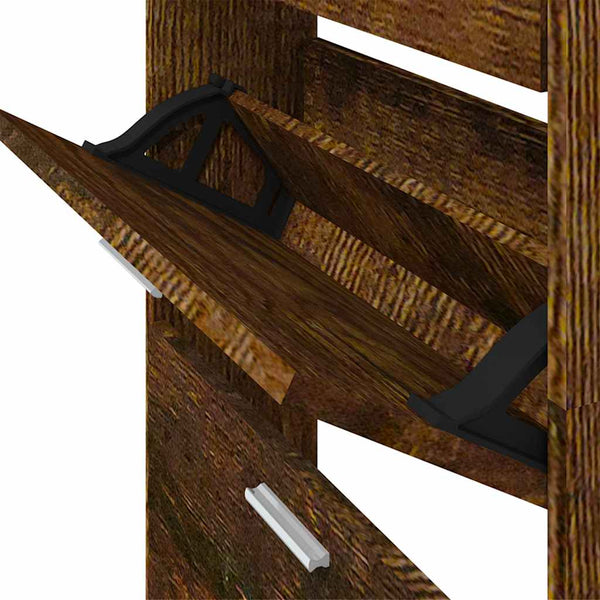Schuhschrank Räuchereiche 59x81 cm